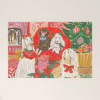 Dogs in cosy living room in bright colours Welcome Mat Gallery Image 1
