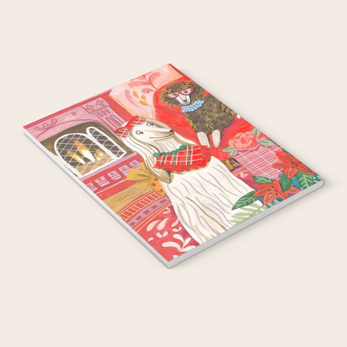 Dogs in cosy living room in bright colours Notebook Gallery Image 3
