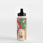 Dogs in cosy living room in bright colours Water Bottle Gallery Image 2