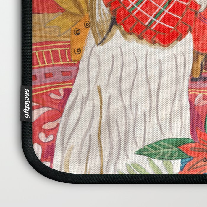 Dogs in cosy living room in bright colours Laptop Sleeve Gallery Image 3