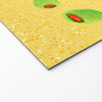 Olive Snack in Green & Yellow Welcome Mat Gallery Image 2