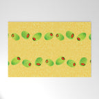 Olive Snack in Green & Yellow Welcome Mat Gallery Image 1
