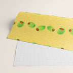 Olive Snack in Green & Yellow Wrapping Paper Gallery Image 2