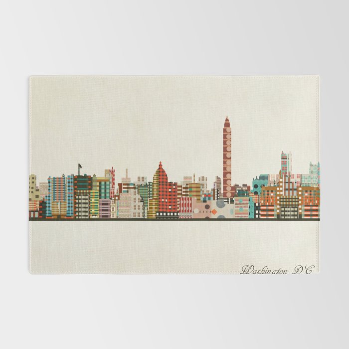 washington dc skyline Rug Gallery Image 2