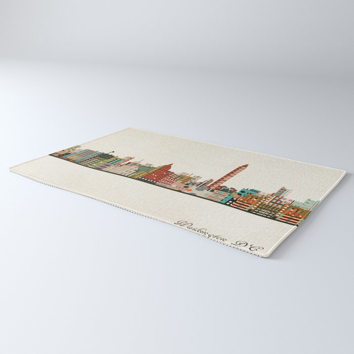 washington dc skyline Rug Gallery Image 3