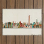 washington dc skyline Outdoor Rug Gallery Image 1
