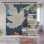Abstract Art Autumn Leaves Wall Mural Gallery Image 1