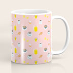 Retro breakfast coffee food pattern Coffee Mug Gallery Image 1