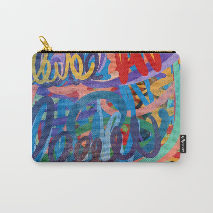 Urban Graffiti Art Love Sprayed  Carry All Pouch Gallery Image 1