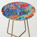 Urban Graffiti Art Love Sprayed  Side Table Gallery Image 2