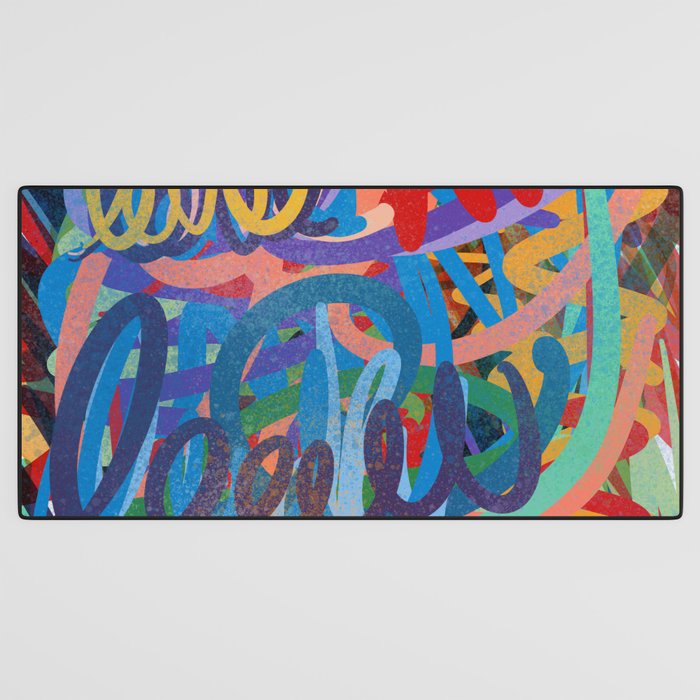 Urban Graffiti Art Love Sprayed  Desk Mat Gallery Image 3