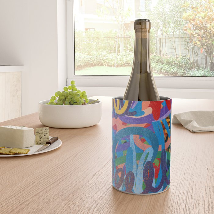 Urban Graffiti Art Love Sprayed  Wine Chiller Gallery Image 4