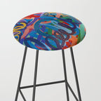 Urban Graffiti Art Love Sprayed  Stool Gallery Image 2