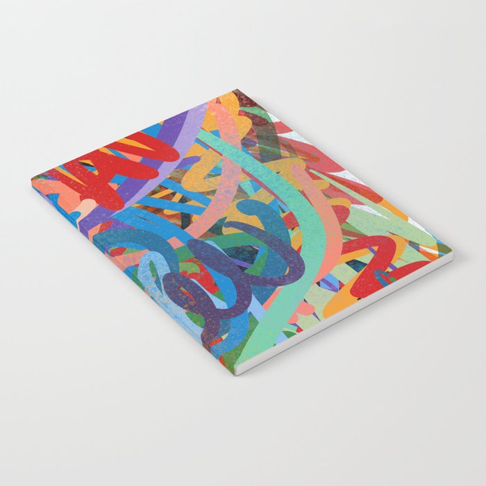 Urban Graffiti Art Love Sprayed  Notebook Gallery Image 2