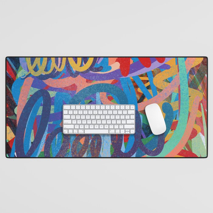 Urban Graffiti Art Love Sprayed  Desk Mat Gallery Image 1