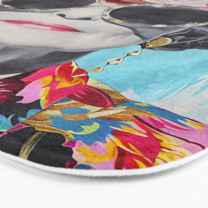  Ageless Glamour Unbound Female Portrait Bath Mat Gallery Image 3