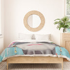  Ageless Glamour Unbound Female Portrait Duvet Cover Gallery Image 3