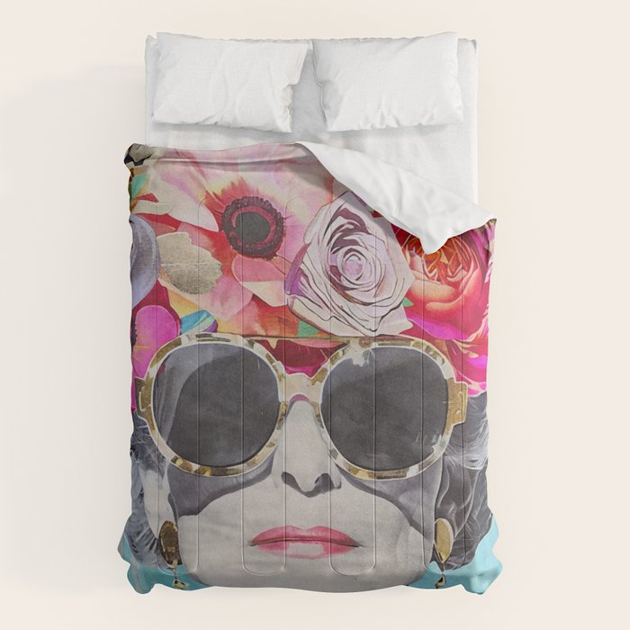  Ageless Glamour Unbound Female Portrait Comforter Gallery Image 6