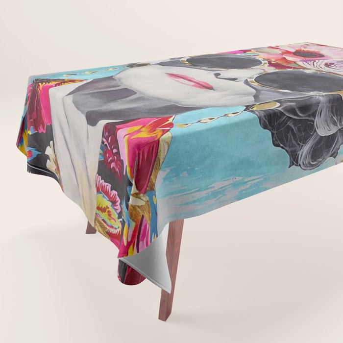  Ageless Glamour Unbound Female Portrait Tablecloth Gallery Image 1