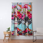  Ageless Glamour Unbound Female Portrait Window Curtain Gallery Image 5