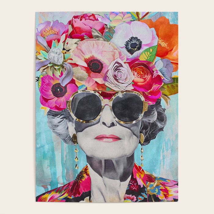  Ageless Glamour Unbound Female Portrait Poster Gallery Image 1