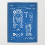 First Computer Patent - Technology Art - Blueprint Poster Gallery Image 4