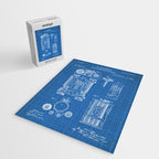 First Computer Patent - Technology Art - Blueprint Jigsaw Puzzle Gallery Image 2