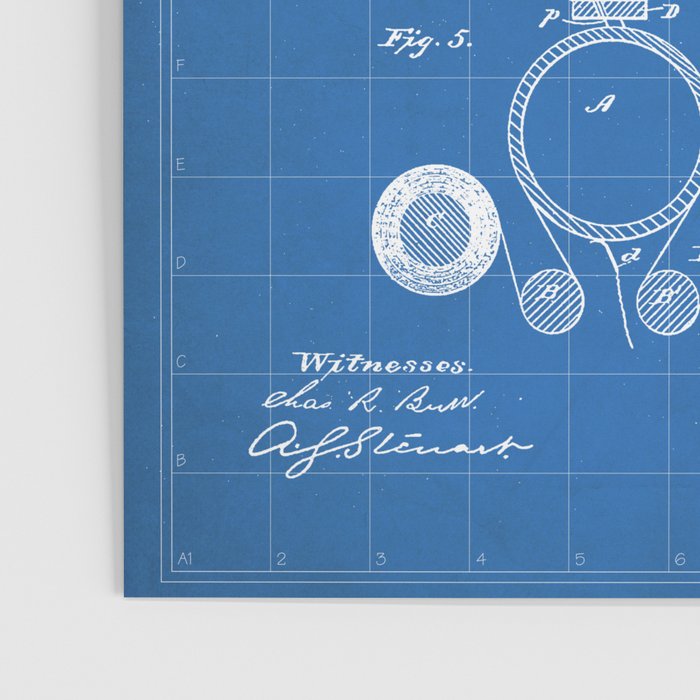 First Computer Patent - Technology Art - Blueprint Poster Gallery Image 3