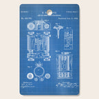 First Computer Patent - Technology Art - Blueprint Cutting Board Gallery Image 1