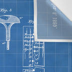 First Computer Patent - Technology Art - Blueprint Wall Tapestry Gallery Image 3