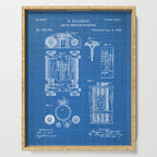 First Computer Patent - Technology Art - Blueprint Serving Tray Gallery Image 1