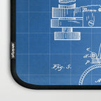 First Computer Patent - Technology Art - Blueprint Laptop Sleeve Gallery Image 3