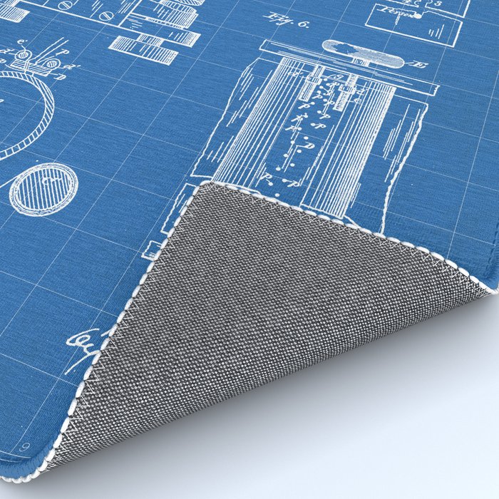 First Computer Patent - Technology Art - Blueprint Rug Gallery Image 4