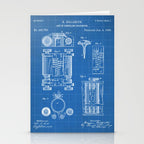 First Computer Patent - Technology Art - Blueprint Stationery Card Gallery Image 2