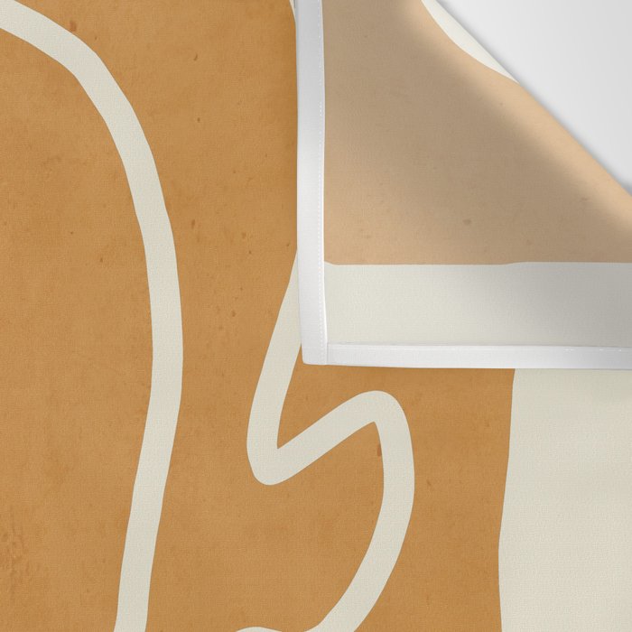Abstract Minimal Woman Portrait 2 Wall Tapestry Gallery Image 3