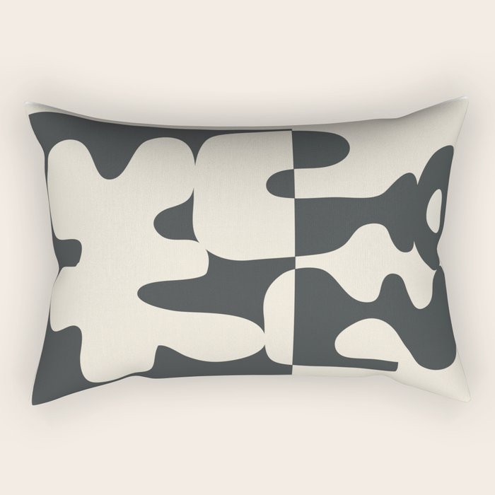 Duality in Motion 1 Rectangular Pillow Gallery Image 1