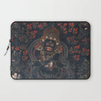Mahakala Protector Tibetan Buddhist Thangka Laptop Sleeve Gallery Image 1