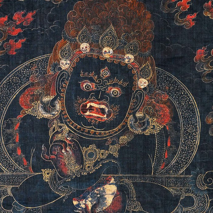 Mahakala Protector Tibetan Buddhist Thangka Coffee Mug Gallery Image 2