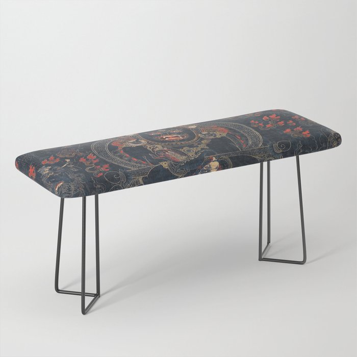 Mahakala Protector Tibetan Buddhist Thangka Bench Gallery Image 1