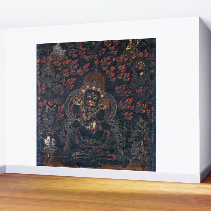 Mahakala Protector Tibetan Buddhist Thangka Wall Mural Gallery Image 2