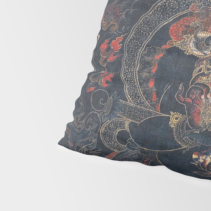 Mahakala Protector Tibetan Buddhist Thangka Pillow Sham Gallery Image 4