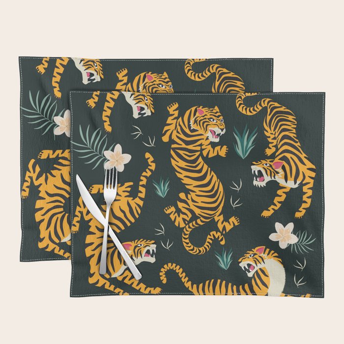 Tiger All Around Placemat Gallery Image 1