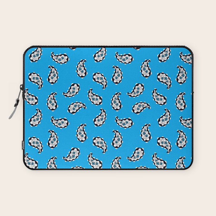 Leafy Whirls 2 Laptop Sleeve Gallery Image 1