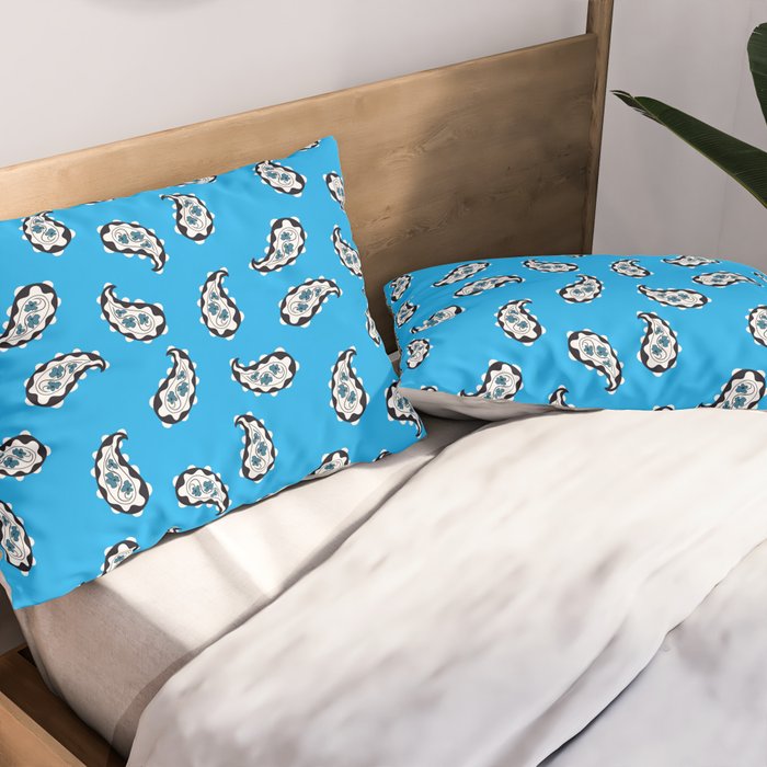 Leafy Whirls 2 Pillow Sham Gallery Image 2