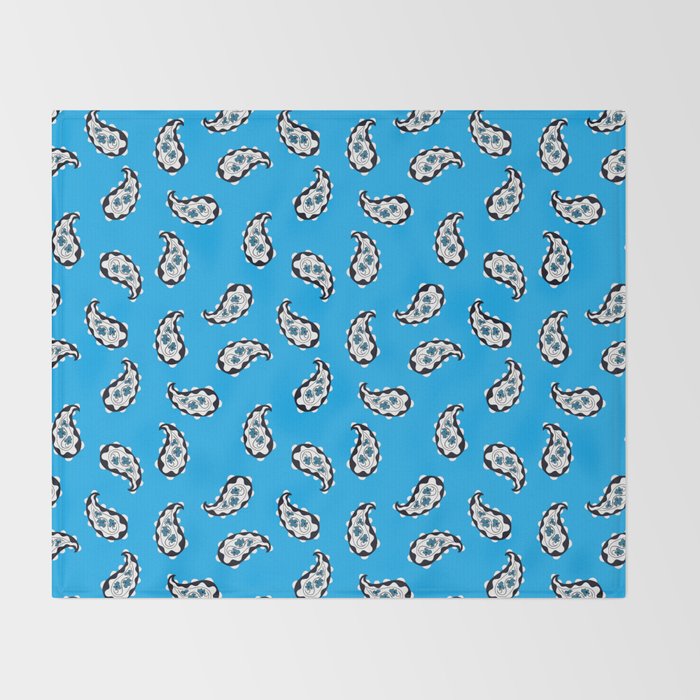 Leafy Whirls 2 Throw Blanket Gallery Image 2