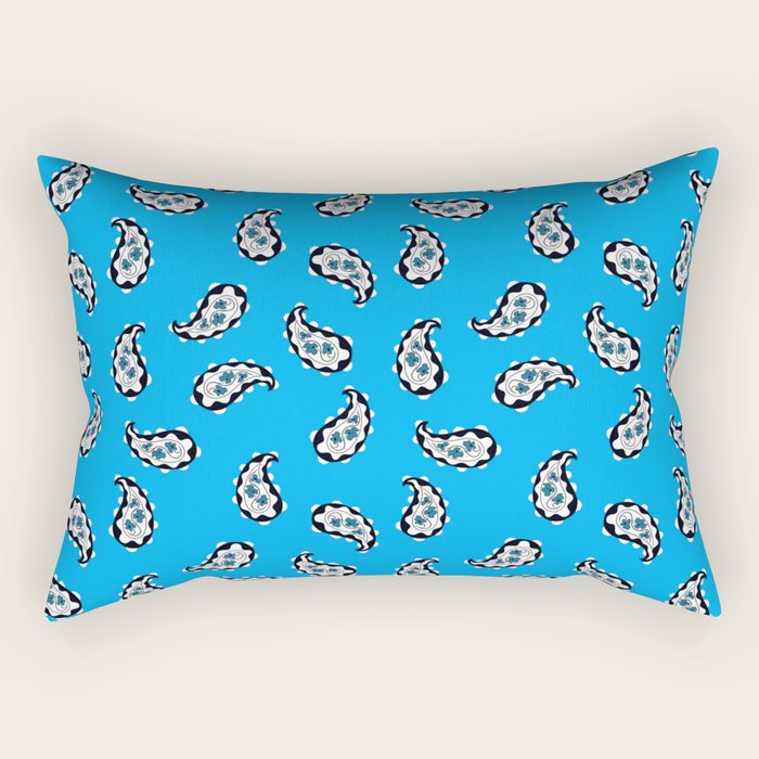 Leafy Whirls 2 Rectangular Pillow Gallery Image 2