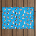 Leafy Whirls 2 Outdoor Rug Gallery Image 1