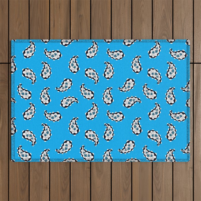 Leafy Whirls 2 Outdoor Rug Gallery Image 1