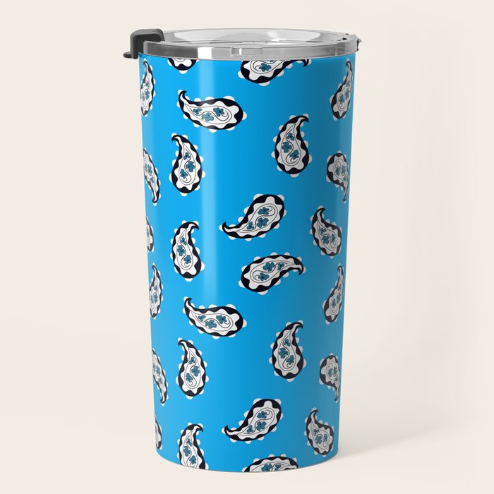 Leafy Whirls 2 Travel Mug Gallery Image 3
