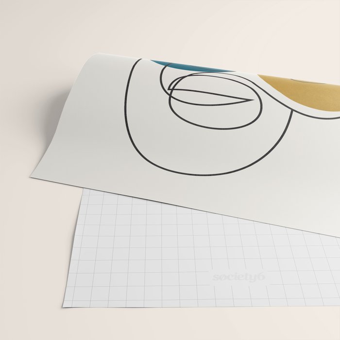 Abstract Faces 26 Wrapping Paper Gallery Image 2